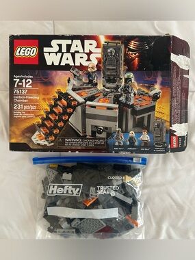 LEGO Star Wars: Carbon Freezing Chamber 75137 -No Manual - Over 200 Pieces